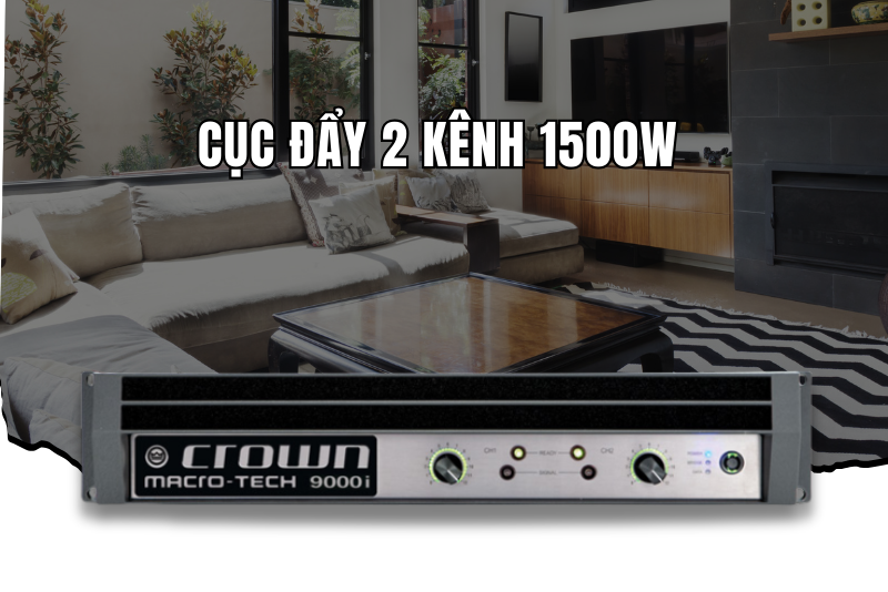Cục đẩy 2 kênh 1500W Cục đẩy 2 kênh 1500W