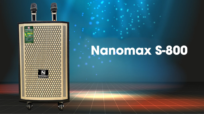 Loa kéo Nanomax 3 tấc S-800: 3.670.000 VND