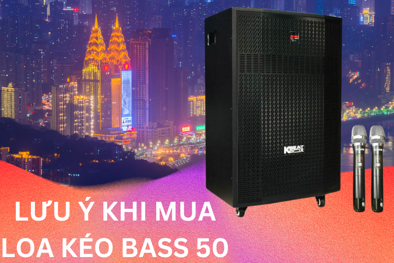 Lưu ý khi mua loa kéo bass 50 