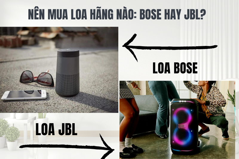 Nên mua loa hãng nào: Bose hay JBL? 