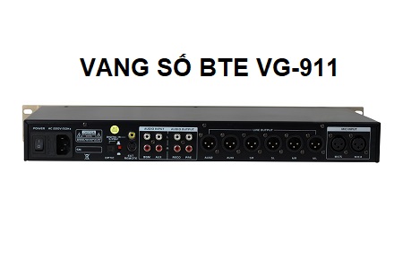 Mặt sau Vang số BTE VG-911 