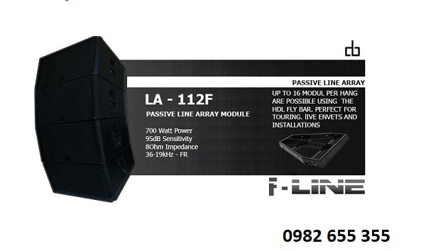 Loa array DB LA-112F thiết kế nhỏ gọn