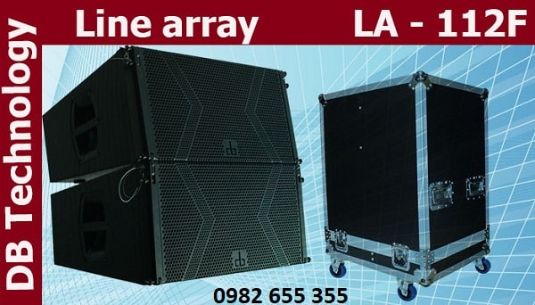 Loa array DB LA-112F với thùng đựng chắc chắn