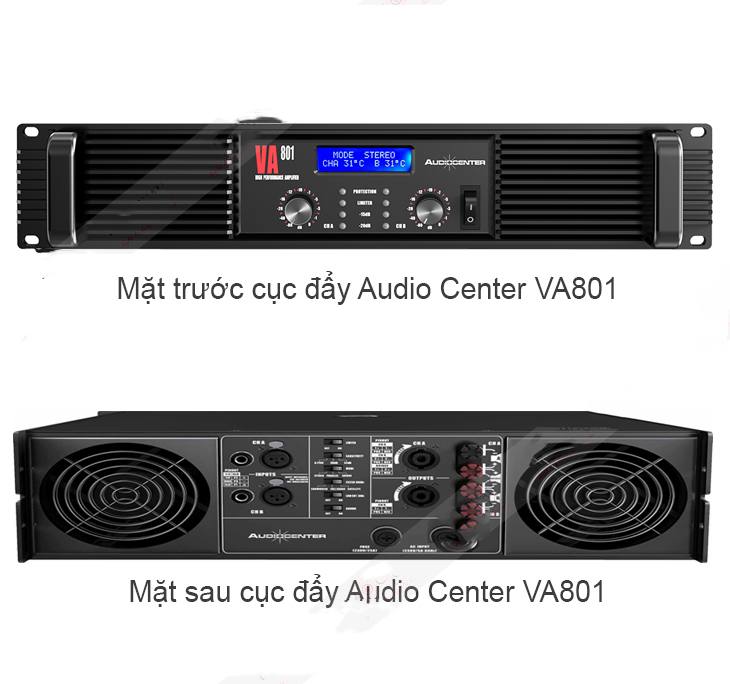 Đặc điểm cục đẩy công suất Audiocenter VA801