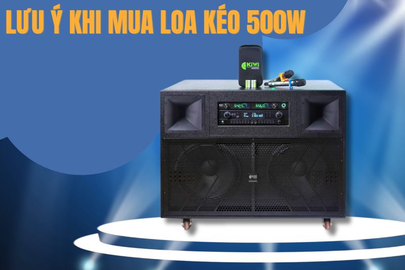 Lưu ý khi mua loa kéo 500W 