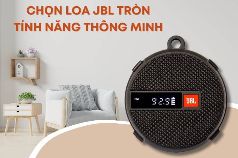 Lựa chọn loa JBL tròn có tính năng thông minh 