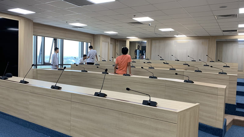 Cấu hình âm thanh phòng họp ITC không dây cao cấp Cấu hình âm thanh phòng họp ITC không dây cao cấp