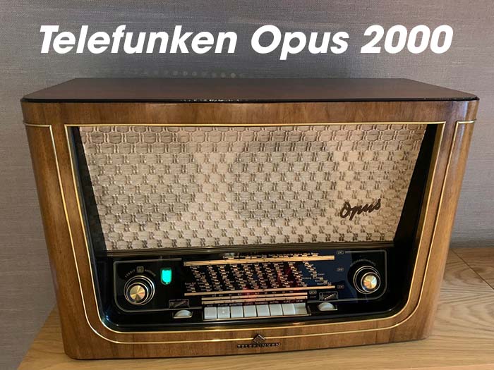 Amply Đức Telefunken Opus 2000