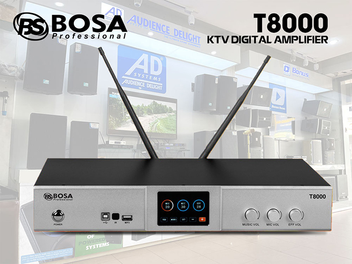 Amply liền vang Bosa T8000