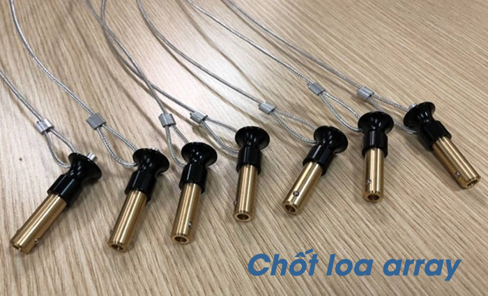 Chốt loa array chắc chắn