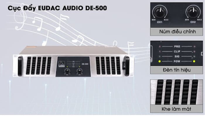 Cục đẩy giá 2 triệu EUDAC DE500 hàng bãi
