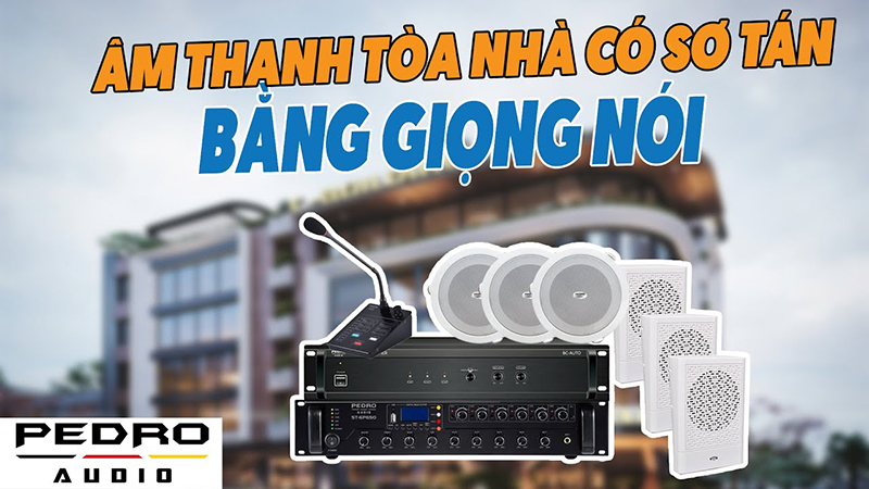 Hệ thống sơ tán bằng giọng nói PEDRO dễ sử dụng, độ bền cao Hệ thống sơ tán bằng giọng nói PEDRO dễ sử dụng, độ bền cao