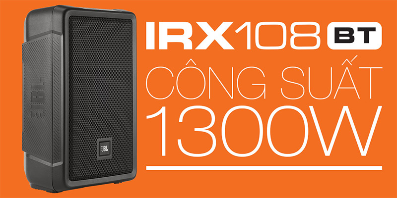 Loa JBL liền công suất IRX108BT: 9.450.000 VNĐ