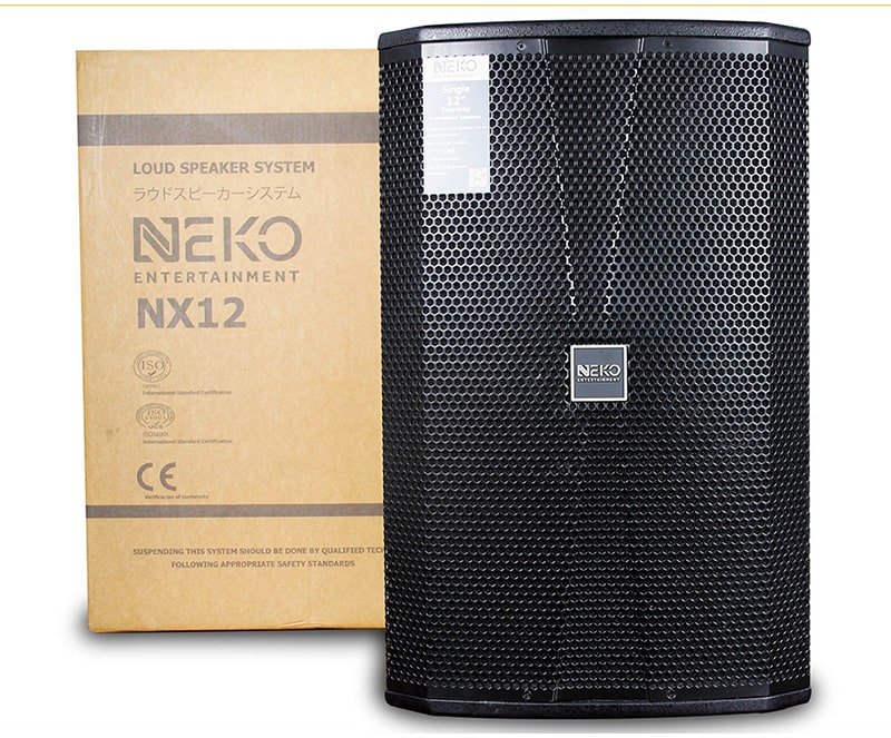 Loa Neko NX12 là loa karaoke đứng kiểu dáng cứng cáp, hiện đại, tính năng ưu việt, chất lượng