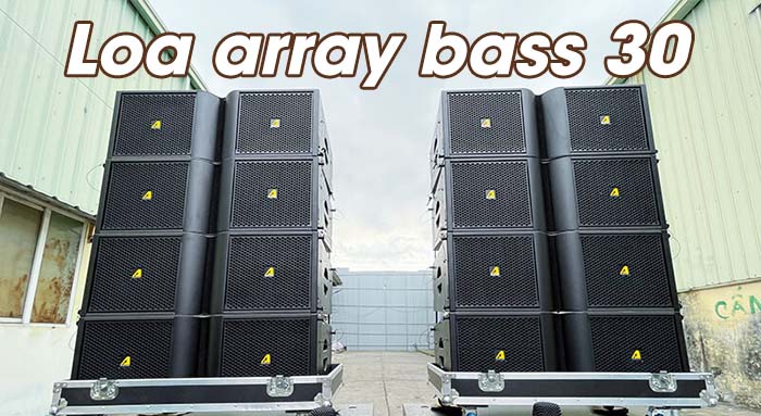 Loa array với củ bass 30 cao cấp