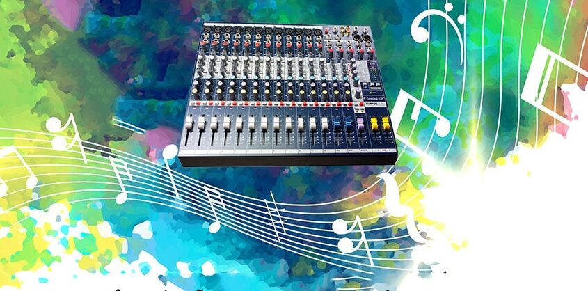 Mixer 12 line được ứng dụng trong nhiều hệ thống âm thanh 