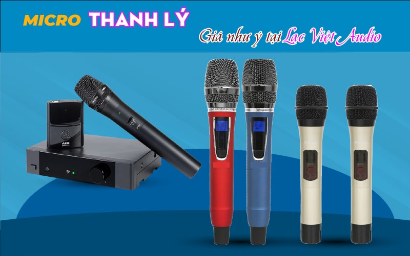 Tổng hợp và báo giá 11 chiếc micro có dây và không dây thanh lý tốt nhất