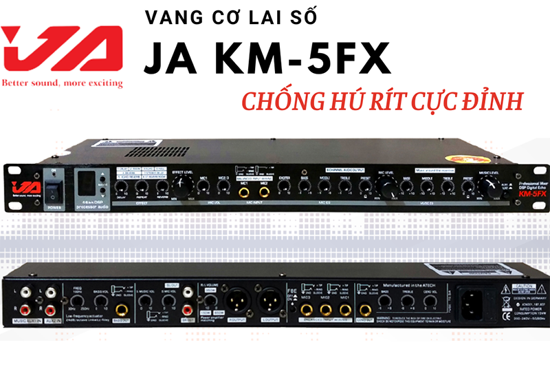 Vang cơ lai số JA KM5FX có tới 8 chương trình chỉnh sẵn sử dụng liền tay
