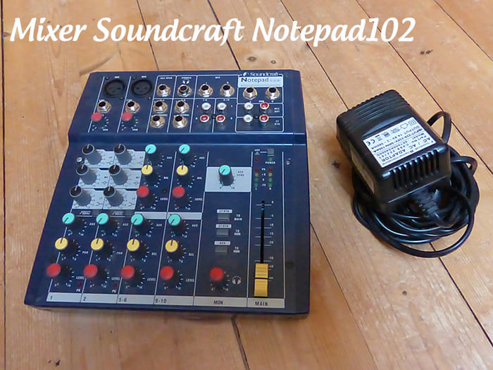 Bàn mixer Mỹ bãi Soundcraft Notepad102: 3.200.000 đồng