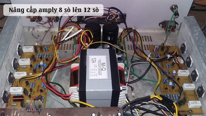 Hướng dẫn nâng cấp amply loại 8 sò lên 12 sò
