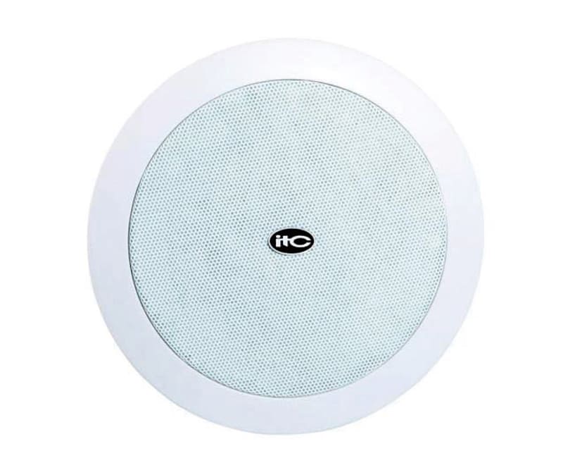 Loa âm trần ITC C-650W được thiết kế với dáng tròn, hiện đại, nhỏ gọn