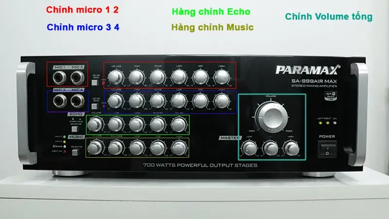 Mẹo chỉnh amply có 8 sò hát karaoke hay