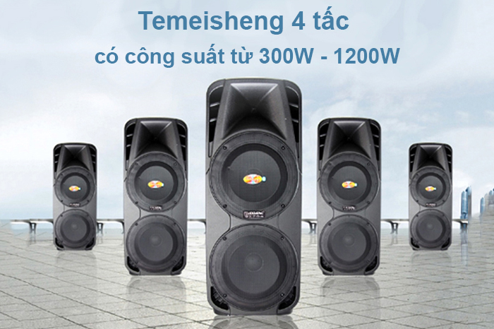 Temeisheng 4 tấc có công suất từ 300 - 1200W